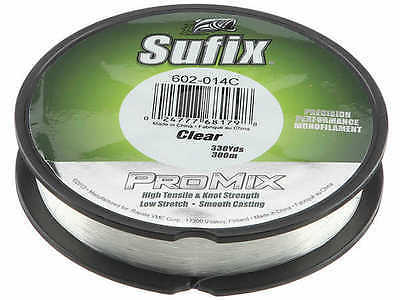 Sufix Elite - Ligne De Pêche Monofilament 6 Lb (330 Yards) - Jaune Hi-Vis