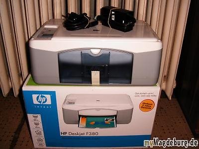 HP DESKJET F380 ALL IN ONE PRINTER SCANNER COPIER | in ...