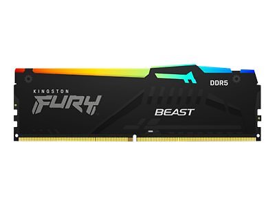 Kingston FURY Beast RGB 16GB DDR5-5200 KF552C36BBEA-16 unbuffered on-die ECC