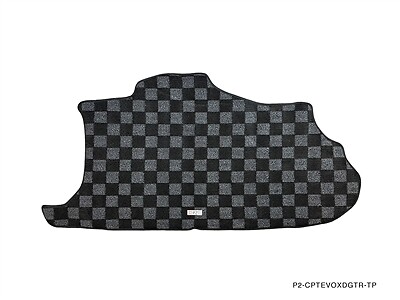P2M for Mitsubishi Evo X Rear Trunk Mat : Dark Grey