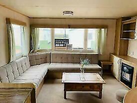 2014 Static caravan sale now on the north wales coast, Sited on the beach