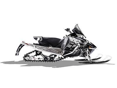 2017 Arctic Cat® ZR 4000 LXR (129) Black / White