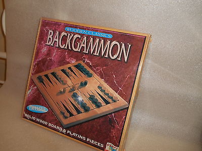 Wooden Backgammon Board & Traditional Games