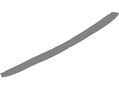 2014-2019 Ford Transit Connect Upper Molding - Rear Bumper