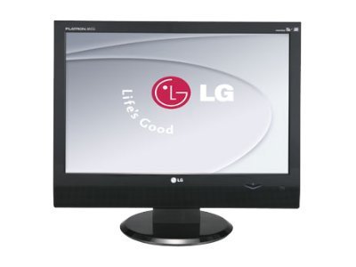 Schwarze LG LCD Fernseher