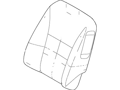Genuine Ford Cover Assembly - Seat Back 8T4Z-7864416-AF
