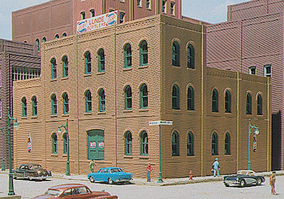 DPM HO Modular Building System Designer Bulk Pack Arched Window Industrial 36100
