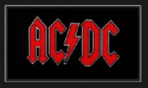 AC/DC - Patch - Woven Import Sew on -RED Logo-collector