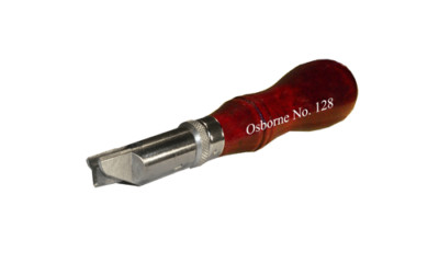 C.S. Osborne 128-3 Size 3: 5/32'' Adjustable U-Shaped Gouge Leatherwork fold