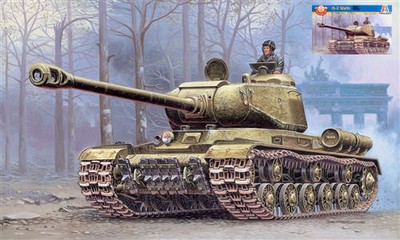 Js 2 Stalin Soviet Heavy Tank Plastic Kit 1:72 Model 7040 ITALERI