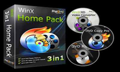 WinX 3 In 1 Home Pack-DVD Ripper-Copy Pro-Video Converter Pro 