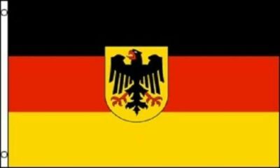 3x5 German Germany West Germany Eagle Crest Nylon / Poly Blend Flag 3'x5'