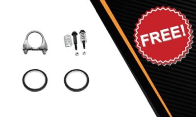 Resonator Pipe Muffler Exhaust System Kit fits: 2003-2011 Honda Element 2.4L