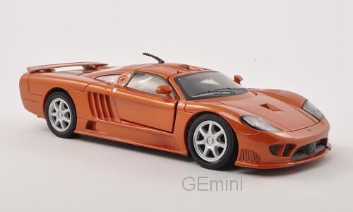 Saleen S7 Orange 2004 1/24 Motormax