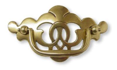 (5 Pack) (As-Is) 3 inch Traditional Chippendale Bail Pull Satin Brass