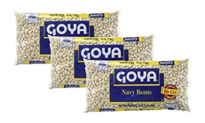 Goya Navy Beans 16 Ounces Pack of 3