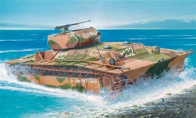 LVT A 4 Tank Plastic Kit 1:35 Model 6396 ITALERI