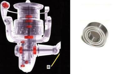 Handle bearing upgrade BIOMASTER 1000FB 2500FB 3000SFB 4000FB C5000FB 6000FB
