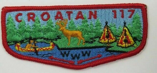 Croatan Lodge 117 S1 Flap RED Bdr East Carolina NC