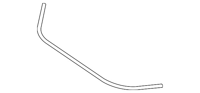 Genuine Hood Seal. Weatherstrip. 9H6Z-16B990-A