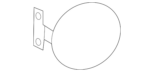 Genuine Ford Fuel Door 9L8Z-78405A26-A