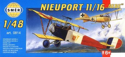 NIEUPORT 11 / 16 BEBE ARMEE DE L''AIR/FRENCH AF 1916 MARKINGS 1/48 SMER