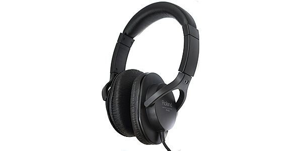 Roland RH-5 Quality Comfort-Fit Headphones Headband Electronic Japan Black RH 5