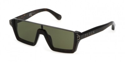 PHILIPP PLEIN PHILIPP PLEIN SPP006M-0722 SHINY DARK HAVANA SUNGLASSES