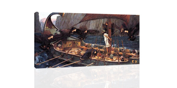 Ulysses And The Sirens, Waterhouse - CANVAS OR PRINT WALL ART