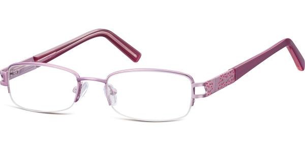 Lunettes enfants SUNOPTIK K93 violettes métal ovale violet