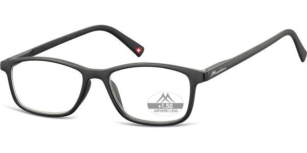 Montana Eyewear MR51200 20 dpt matt schwarz Herren Damen Brille Kunststoff Oval