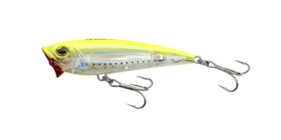 Yo-Zuri 3D Inshore Popper, Chartreuse, R1412-GHCS, 4-3/4'', 120mm,  Floating Lure