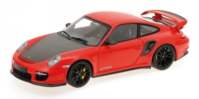 Porsche 911 997 II GT2 Rs 2011 Red with Black Wheels