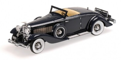 Duesenberg Sjn Supercharged Convertible Coupe ''1936 Dark Blue