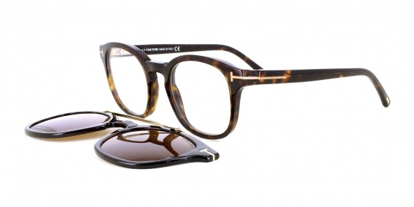 メガネ TOM FORD FW25 Tom Ford - FT5532-B 52E (FT5532-B 52E) Tom Ford FT5532-B Blue-Light Block with Clip-On 52E glasses