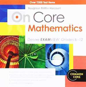 Deluxe Examview Cd-rom Grades 6-12 (On Core - Audio CD, by HMD - Good