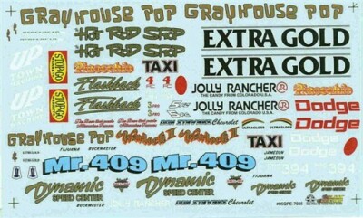 Slixx 7035 E Quarter Panel Drag 1/24 1/25 decal