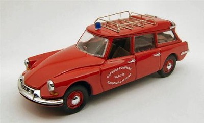Citroen Id 19 Break Pompieri Rio4111 1:43 Model Diecast