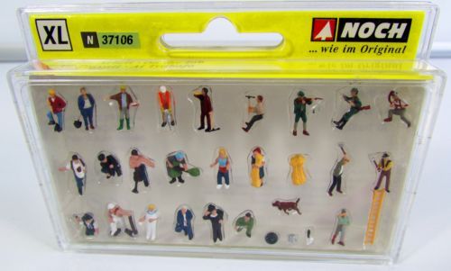 Noch - 15224 - Modélisme Ferroviaire - Voyageurs - 6 Figurines, Beige