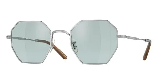 Pre-owned Oliver Peoples Ov1312 Holender 5036 Silver/sea Mist Unisex Eyeglasses/sunglasses In Clear/sea Mist