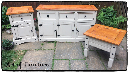 Pine Rustic Mexican Corona Sideboard Chest Of Drawers Bedside