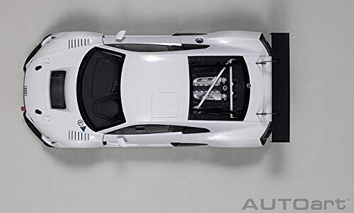 Audi R8 FIA GT GT3 Plain Color Version White 1/18 Model Car By Autoart 81602 - Picture 9 of 10
