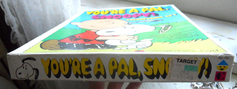 YOU'RE A PAL, SNOOPY 1965 Vintage Colorforms Set Peanuts Gang Charlie Brown 758