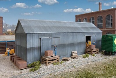Walthers Cornerstone 933-4101 HO Scale Brickworks Storage Building -- Kit