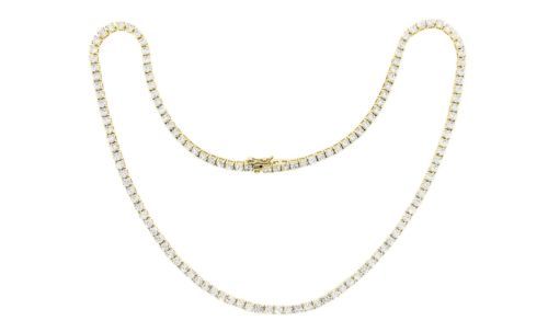 Collares y colgantes de tenis de níquel cúbico de circonio de moda