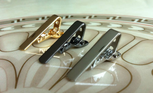 Stainless Steel Tie Clasps & Tacks without Stone for Men