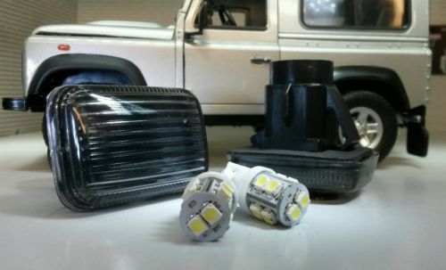 Defender LED Front Clear Indicator LSL 73mm Wipac S6063LED