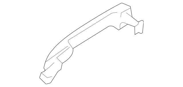 2018 SUBARU OEM HANDLE 61160AL11BE9