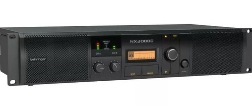 Behringer NX3000D Amp 3000W Class-D Stereo Bridgeable Power Amplifier w/ DSP