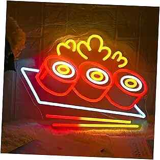 Colorful Sushi Led Neon Signs Dimmable Japanese Sushi Neon